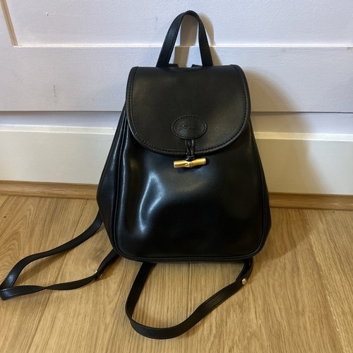 Longchamp black mini leather - longchamp,