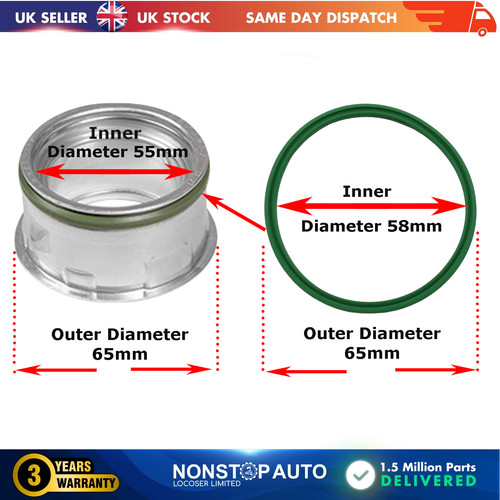 Intercooler turbo hose seal - intercooler,