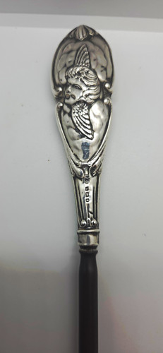 Vintage silver angel cherub - vintage, angel/cherub