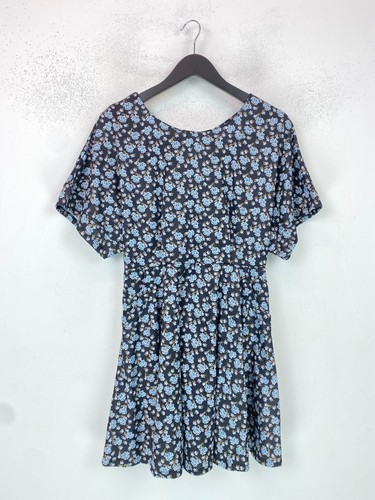 Qed london black blue floral - qed,