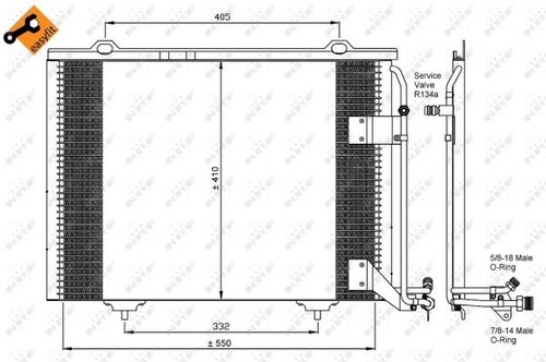 For nrf 35463 condenser - for,