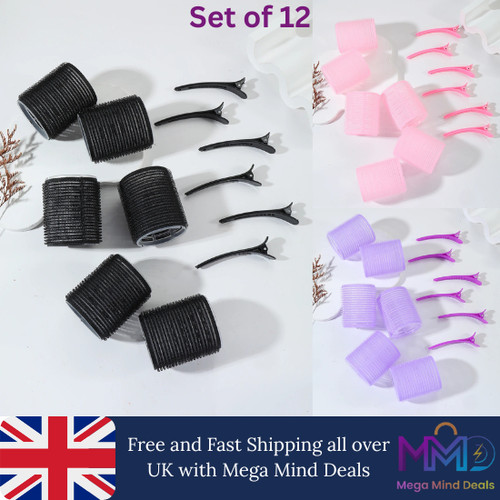 Jumbo hair curlers 56in set - jumbo,