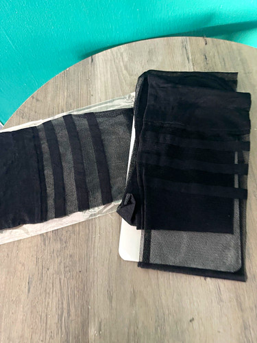 Sock shop black - black, striped