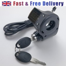 LED Digital Display Electric Scooter Ignition Cylinder Lock & Keys For Kugoo M4