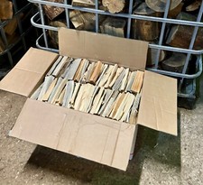 BOX 23 KG APPX  DRY KINDLING FIREWOOD LOGS WOODBURNER 24HR COURIER FREE P&P