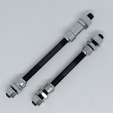 Solid Wheel Spindle - front / rear - 3/8" 140mm 170mm - bike bicycle wheels Axle