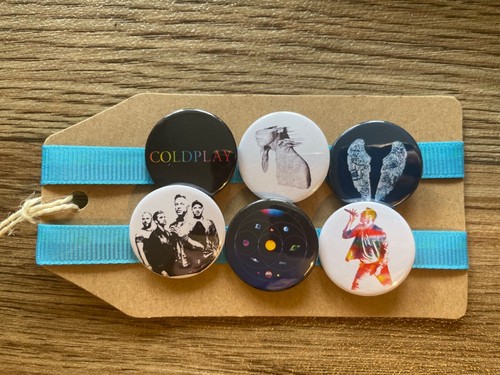 Coldplay button pin - -,