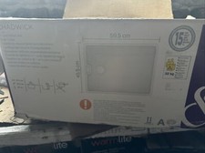 Cooke & Lewis Chadwick White Ceramic 1 Bowl Sink 455mm x 595mm