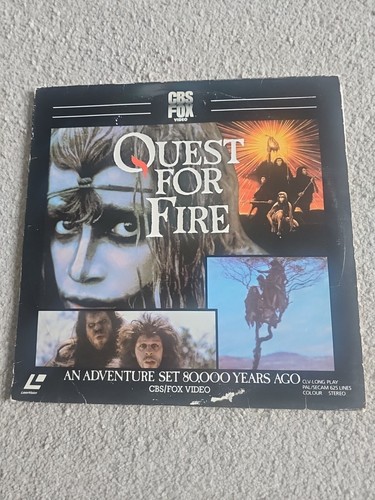 Quest for fire laser disc - quest,