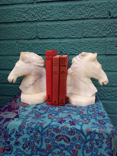 Vintage alabaster horse head - vintage,