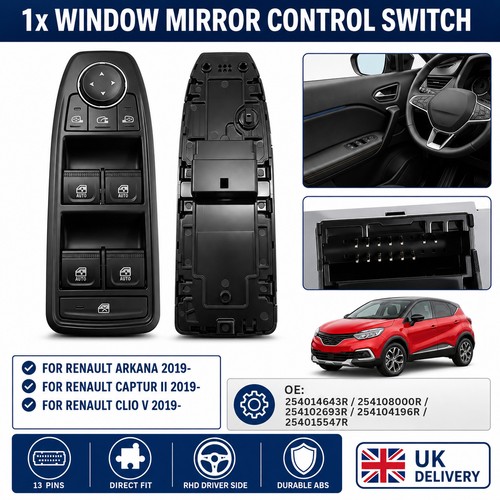 254014643r window mirror - 254014643r,