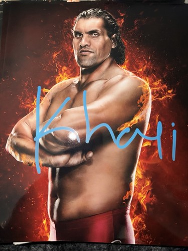 The great khali autographed - the,