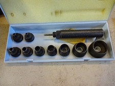 Wad gasket leather punch set