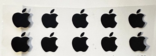 Pieces apple logo - apple, decals