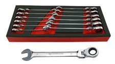 Flexi Ratchet Spanner Set 13 Pieces 8-21mm Britool Hallmark