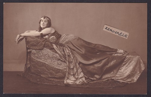 Antique rppc beautiful lady - beautiful,