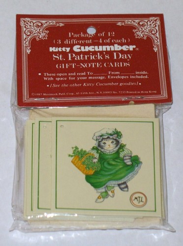 Kitty cucumber vintage irish - cucumber,