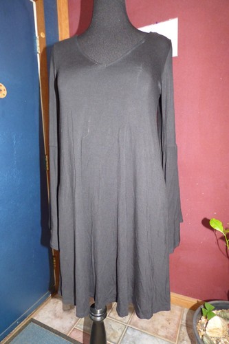 Goth wicca boho black line - black, a-line