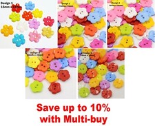50 Flower Shaped Mixed Colour