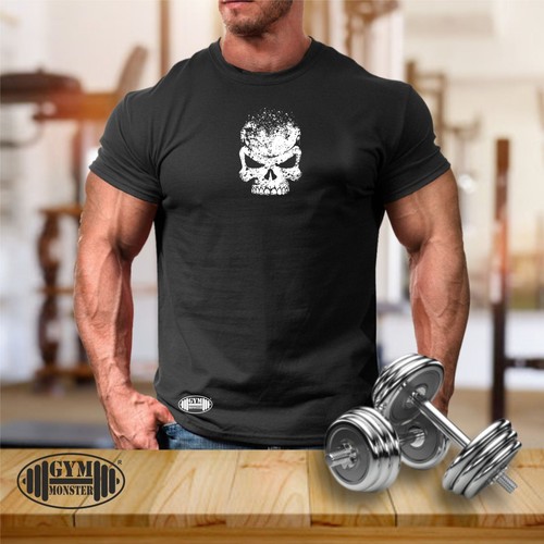 Skull shirt gym clothing - skull,