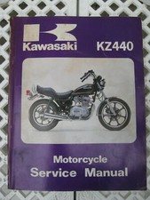 KAWASAKI MOTORCYCLE SERVICE MANUAL. KZ440-A1/B1/C1/D1, Dealer Workshop, Dec 1979