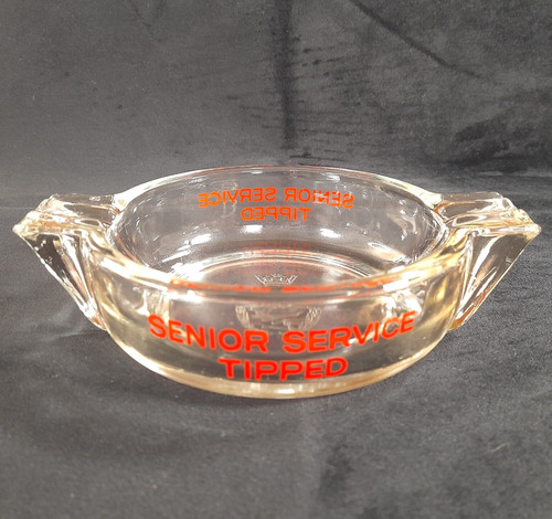 Senior service tipped ashtray - senior,