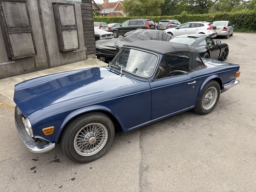 1969 triumph tr6 blue - triumph, last
