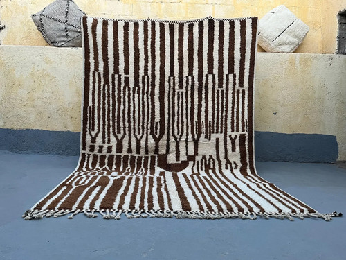 Moroccan berber wool rug - berber, color