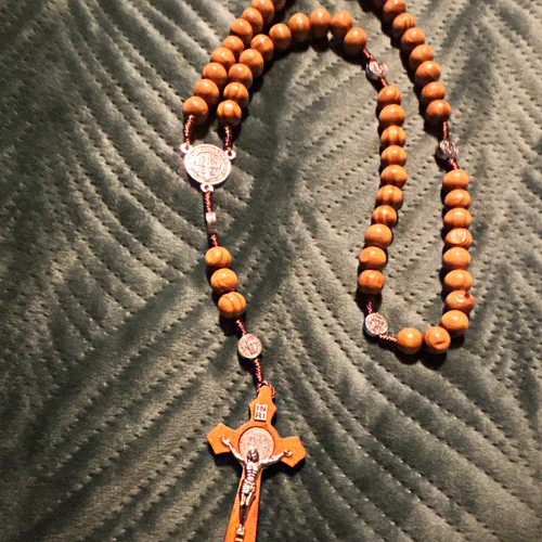Wooden rosary beads - wooden, with