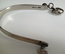 Collectible Antique Victorian Silver Boot Spur