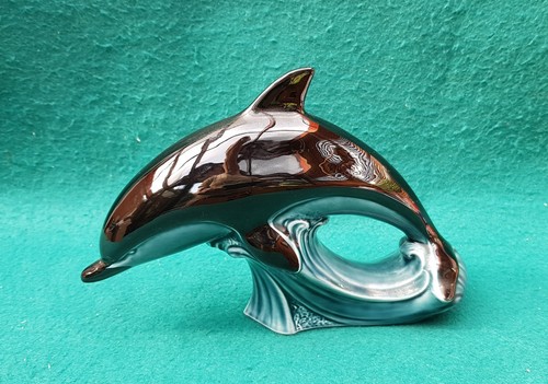 Poole pottery leaping dolphin - leaping,
