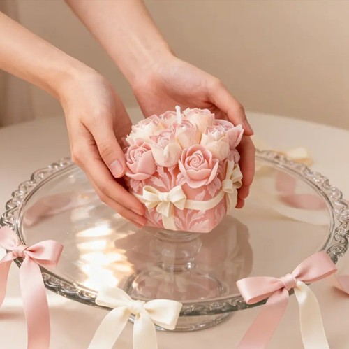 Silicone mould candle basket - mould,