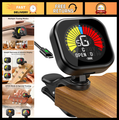 Rechargeable clip guitar - rechargeable, clip-on