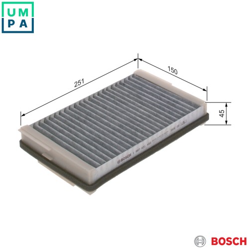 Filter cabin air 987 431 - filter,