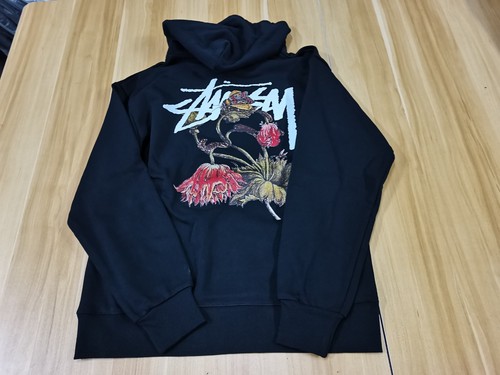 Stussy black hooded - ,