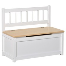2 In 1 Wooden Toy Box, Kids