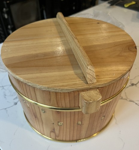 Wooden rice bucket sushi - wooden,