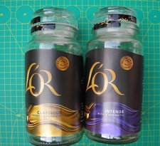 L'or Coffee Empty Glass Coffee Storage Jars 150g