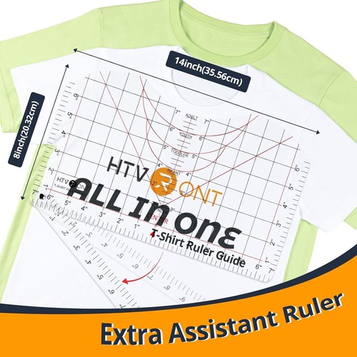 Shirt ruler guide - guide, vinyl