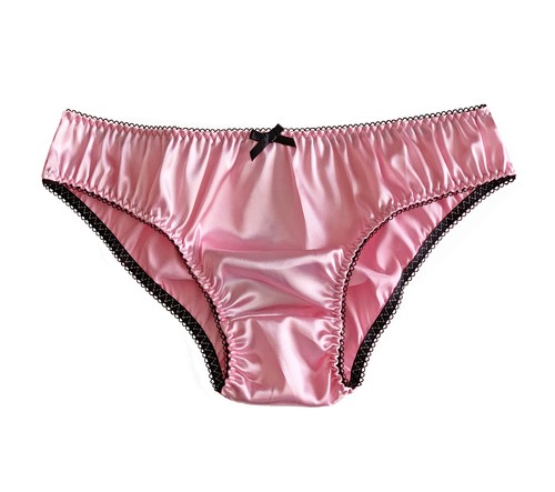 Luxury satin frilly sissy - frilly,