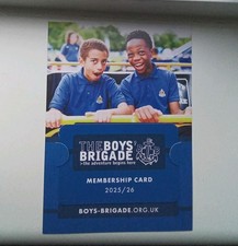 Boys Brigade Membership Card