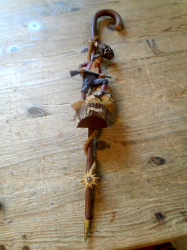Vintage wooden small carved - wooden,