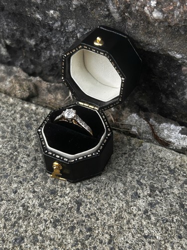 Antique diamond engagement - diamond,