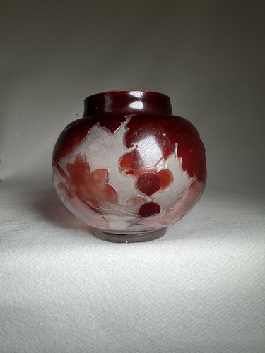 émile gallé vase polished - vase, by