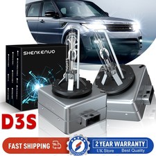 FOR RANGE ROVER SPORT L494 2013-2018 Pair D3S 35W LED Bulbs 6000K Xenon Upgrade