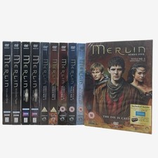 Merlin DVD BBC Complete Series 1 2 3 4 5 Volumes 1 and 2 Box Sets New Pre-Owned