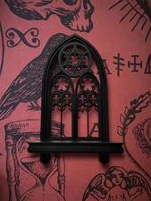 Gothic Window Wall Shelf