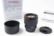 Samyang 75mm lens - af, f1.8