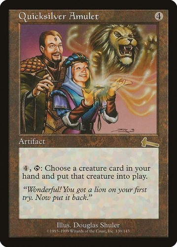 Quicksilver amulet - quicksilver,