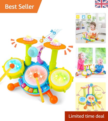 Multicolor toddler drum set - multicolor,